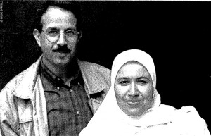 Rachida Ben Salem and her husband after her freeing, 2000 Courtesy Amnesty International Netherlands, headquarters Amsterdam